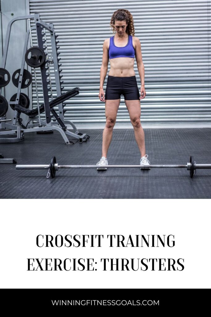 CrossFit Training Exercise: Thrusters